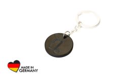 Schungit Schlüsselanhänger "Steinbock"
