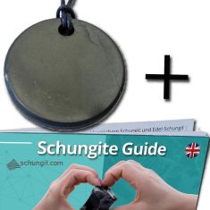 Schungite Pendant + Information Brochure