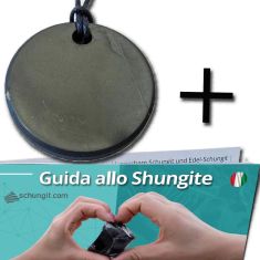 Pendente in Scungite + Opuscolo informativo