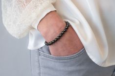 Schungit Armband "Salus" 06_D200