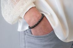 Schungit-Armband