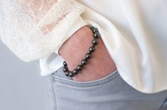 Schungit-Armband "Salus"