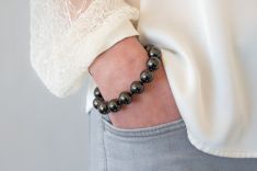 Schungit-Armband "Salus"