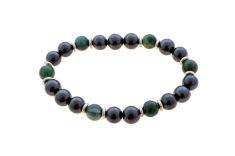 Schungit-Armband "Voloma" mit Jade