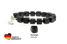 Schungit-Armband „Lada“  mit Silber