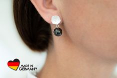 Schungit Ohrstecker "Natoy"