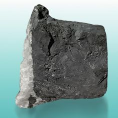Exklusiv Schungit-Stein mit Quarz, 2,15 kg