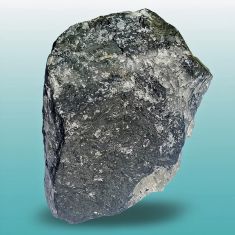 Exklusiv Schungit-Stein mit Quarz, 0,96 kg