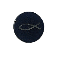 Schungit-Plättchen für Smartphone "Ichthys"