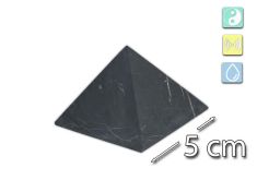 Schungit-Pyramide, matt, 50 x 50 mm