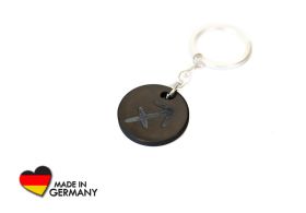 Schungit Schlüsselanhänger "Schütze"