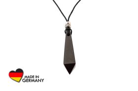 "Vacha" Shungite pendant with decorative beads