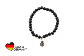 Schungit-Armband mit "Earth Element" -Symbol
