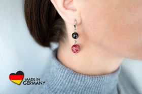 Schungit Ohrringe "Powenez" mit Jaspis