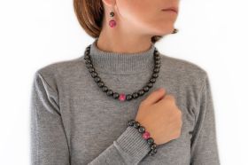 Schmuckset „Powenez“ mit Jaspis