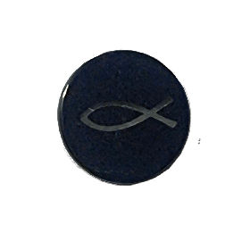 Schungit-Plättchen für Smartphone "Ichthys"