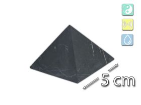 Schungit-Pyramide, matt, 50 x 50 mm