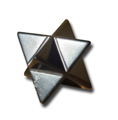 Schungit-Merkaba, poliert, 3 cm