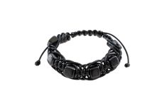 Armband "Shamballa" mit Würfeln-Perlen