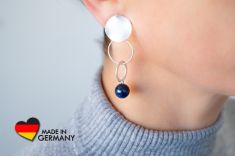 Ohrstecker "Tunguda" mit Lapislazuli (B-Ware)