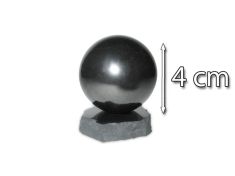 Schungit Kugel, matt, 40 mm (B-Ware)