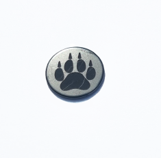 Schungit-Schutzplättchen für Smartphone "Wolf" 