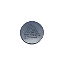 Schungit-Schutzplättchen für Smartphone "Valknut"