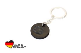  Schungit Schlüsselanhänger "Krebs"