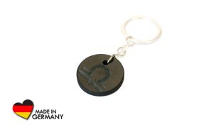  Schungit Schlüsselanhänger "Waage"
