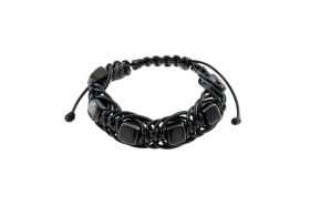 Armband "Shamballa" mit Würfeln-Perlen
