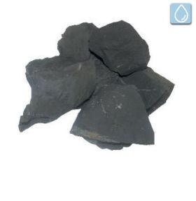 schwarze grobe Steine, 1000g Verpackung