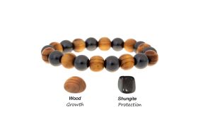 "Wide natural mineral bracelet, free of charge.