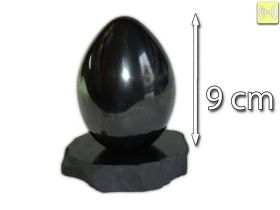 Яйцо гармонизатора электросмога из черного камня, Германия.