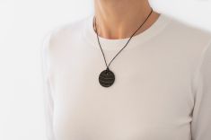 Schungite neck pendant "Aura, B-goods