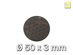 Schutzscheibe für WLAN-Geräte, rund, Durchmesser 50 mm, mit Symbol "Blume des Lebens"