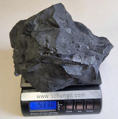 Exklusiv klassischer Schungit-Stein 5,33 kg