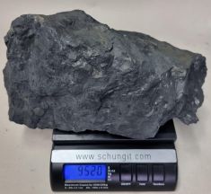 Exklusiv klassischer Schungit-Stein 9,52 kg