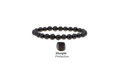 Petit bracelet de perles noires", acheter en ligne.