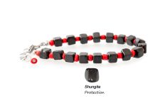 Black and red beads, advantageous.