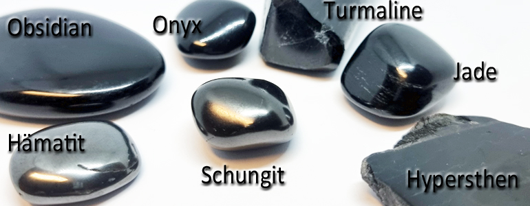 Achtung: Diese Mineralien können leicht mit Schungit oder Edel-Schungit verwechselt werden!