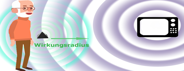 Raggio di impatto della shungite.