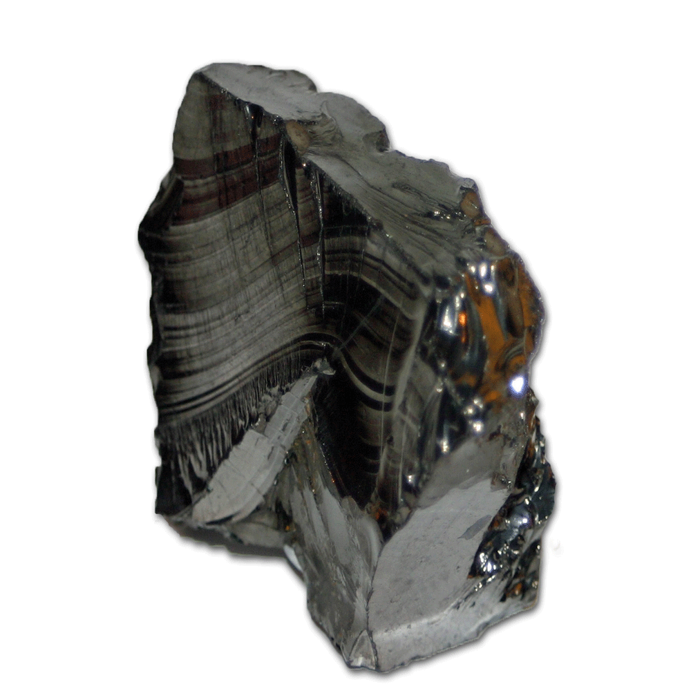 Ein natürlicher Edel-Schungit-Stein mit glasartigem Glanz und feiner Struktur , strahlt kraftvolle, harmonisierende Energie aus – ideal als Schutzstein oder zur Wasseraufbereitung
